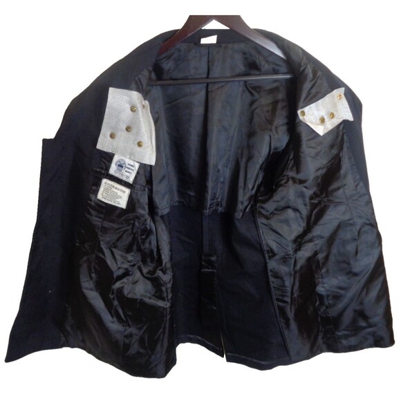 U.S. Army Blue Military Service Coat Sz 42RC Blazer Mens Jacket Poly/Wool - Picture 4 of 12